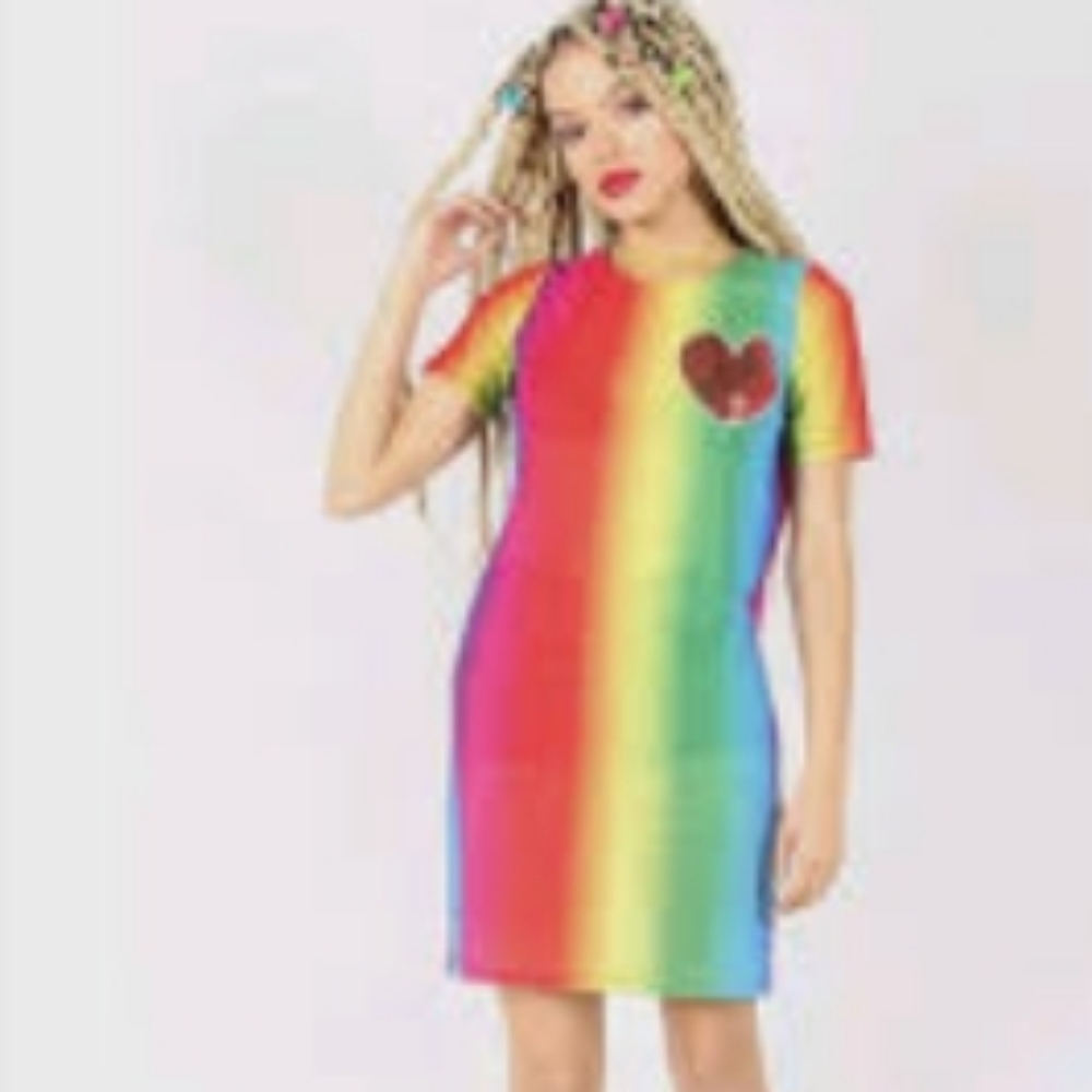 NWT Iron Fist Somewhere Mesh Dress - Picture 2 of 3